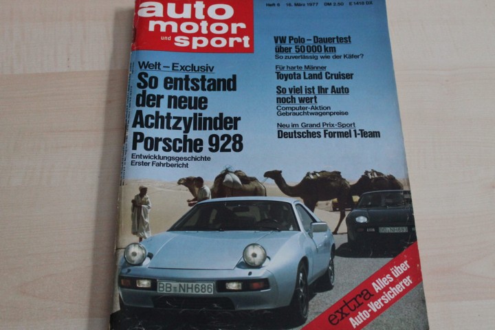 Deckblatt Auto Motor und Sport (06/1977)